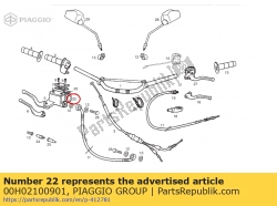 Aprilia 00H02100901, Fascetta, OEM: Aprilia 00H02100901