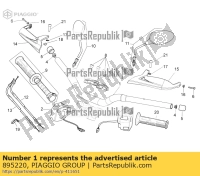 895220, Aprilia, handlebar, New