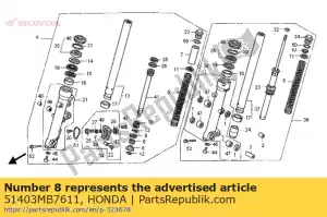 honda 51403MB7611 no hay descripción disponible - Lado inferior