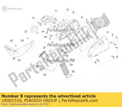 gekartelde bus van Piaggio Group, met onderdeel nummer 1A001516, bestel je hier online: