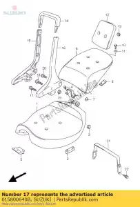 Suzuki 015800640B parafuso - Lado inferior