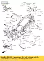 32190Y005, Kawasaki, beugel-motor sc300bef kawasaki j 300 2015 2016, Nieuw