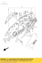 Ici, vous pouvez commander le couvercle, cadre r auprès de Suzuki , avec le numéro de pièce 4711015H01YAY: