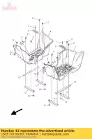 1SCF74710000, Yamaha, bar, footrest 1 yamaha yfm 300 2013, New