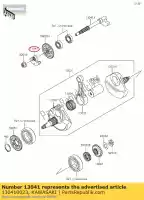 130410023, Kawasaki, Balancer, gewicht kawasaki kx  f klx r kx450f klx450r klx450 kx450 450 , Nieuw