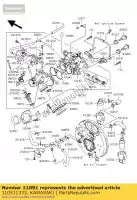 110511333, Kawasaki, bracket vn1500-j1 kawasaki vn 1500 1600 1999 2000 2001 2002 2003 2004 2005 2006 2007, New