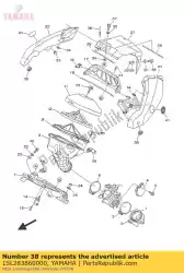 Ici, vous pouvez commander le diriger auprès de Yamaha , avec le numéro de pièce 1SL283860000: