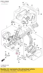 Aqui você pode pedir o comp suporte, ai em Suzuki , com o número da peça 1377040H00: