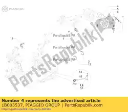 Qui puoi ordinare b? El da Piaggio Group , con numero parte 1B003537: