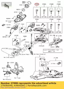 kawasaki 270080048 key-lock,blank,#a zg1400a8f - Bottom side