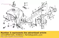 16710MAY305, Honda, pump assy., fuel honda xrv 750 1990 1991 1992 1993 1994 1995 1996 1997 1998 1999 2000, New