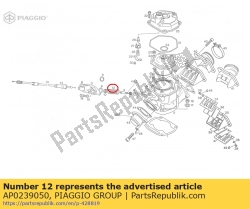 Aprilia AP0239050, Veer, OEM: Aprilia AP0239050