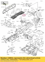 Ici, vous pouvez commander le 01 couverture,sol,bas auprès de Kawasaki , avec le numéro de pièce 140921196: