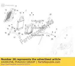 Ici, vous pouvez commander le barre auprès de Piaggio Group , avec le numéro de pièce 1A006358: