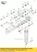 461021291, Kawasaki, rod,suspension kx80-r1 kawasaki  kx 80 85 100 1991 1992 1993 1994 1995 1996 1997 1998 1999 2000 2001 2002 2003 2005 2006 2007 2008 2009 2010 2011 2012 2013 2014 2015 2016 2017 2018 2019 2020, New