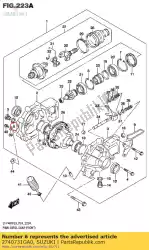 Qui puoi ordinare set di spessore, finale da Suzuki , con numero parte 2740731GA0: