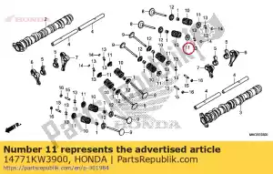 honda 14771KW3900 retentor, mola da válvula - Lado inferior