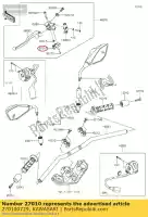 270100729, Kawasaki, schakelaar, koppeling kawasaki z eversion d  b c a ninja ex krt edition sl sugomi special e version abs zr800 bx250 br250 f 300 z800 bds dds ads cds bef def z800e 250sl z250sl z300 en650 vulcan s ex300 se 300se kle300 versysx br125 z125 pro replica kle650 versys 650 650l cafe , Nieuw