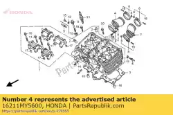 Aqui você pode pedir o isolador, r. Carburador em Honda , com o número da peça 16211MY5600: