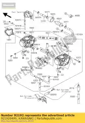 Ici, vous pouvez commander le tube, robinet-filtre auprès de Kawasaki , avec le numéro de pièce 921920499: