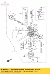 Qui puoi ordinare diaframma assy da Yamaha , con numero parte 5AP149400000: