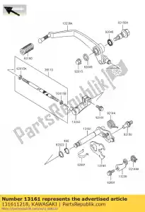 kawasaki 131611218 lever-comp-change sha vn800-a1 - Bottom side