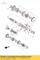 5UM171310000, Yamaha, gear, 3rd pinion yamaha wr 250 2007 2008 2009 2010 2011 2012 2013 2014, New