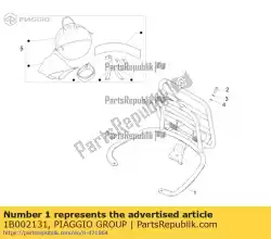 Qui puoi ordinare portapacchi posteriore da Piaggio Group , con numero parte 1B002131: