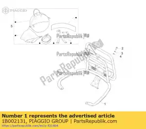 Piaggio Group 1B002131 portapacchi posteriore - Il fondo