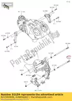 921540908, Kawasaki, bullone, presa, 12x274 kawasaki zzr  f performance sport zx1400 e abs h j zzr1400 ninja zx14r brembo ohlins 1400 , Nuovo