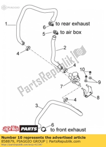 aprilia 858879 einlassöffnung - Linke Seite