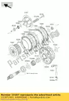 131871083, Kawasaki, operación de embrague de placa zx900-c1 kawasaki z zx 900 1000 1998 1999 2000 2001 2002 2003 2004 2005 2006 2007 2008 2009, Nuevo