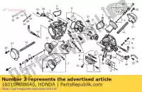 16010MBB640, Honda, set di guarnizioni a honda vtr 1000 1997 1998 1999 2000 2001 2002 2003 2005 2006, Nuovo