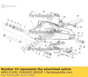 Piaggio Group AP8121200 bussola di registrazione - Lato sinistro