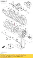 2147124F00, Suzuki, siège, rondelle ondulée suzuki  dl gsf gsx sv vl vz 1000 1250 1300 1500 2002 2003 2004 2005 2006 2007 2008 2009 2010 2011 2012 2014 2015 2016 2017 2018 2019, Nouveau