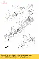 5YXH33200100, Yamaha, fr knipperlicht 2 yamaha ew 50 2005 2006 2007 2008 2009 2010 2013 2014, Nieuw