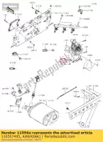 110567495, Kawasaki, 01 suporte, cabo borboleta kawasaki  820 2017 2018 2019 2020, Novo