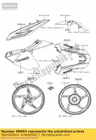 560540843, Kawasaki, mark,shroud,lwr,kawasaki zr100 kawasaki z 1000 2012, New