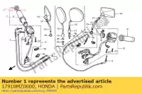 17910MZ0000, Honda, câble comp. a, accélérateur honda gl 1500 1997 1998 1999 2000 2001 2002, Nouveau