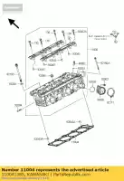 110041385, Kawasaki, guarnizione-testa zr1000-a1 kawasaki z 1000 2003 2004 2005 2006 2007 2008 2009, Nuovo