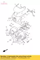 2AL283900000, Yamaha, zestaw graficzny, os?ona yamaha ysr 50, Nowy