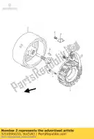 3210206G10, Suzuki, rotor assy,magn suzuki dl vstrom  dl1000 v strom 1000 , New