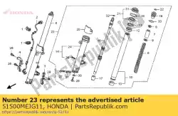 Tutaj możesz zamówić komplet widelca, l przód od Honda , z numerem części 51500MEJG11:
