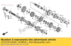 Tutaj możesz zamówić brak opisu w tej chwili od Honda , z numerem części 23221KYJ900: