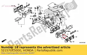 honda 52157GC5000 colarinho, protetor de corrente - Lado inferior