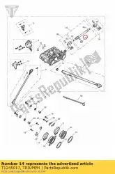 klem van Triumph, met onderdeel nummer T1245017, bestel je hier online: