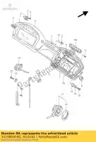 3419804F00, Suzuki, boné cego suzuki xf freewind u  xf650 650 , Novo