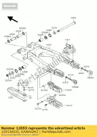 120530020, Kawasaki, ketting, aandrijving, fr kawasaki kx  m r l f kx125 kx250 125 250 , Nieuw