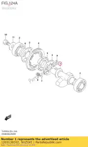 suzuki 1265138202 schacht, crk bal. - Onderkant