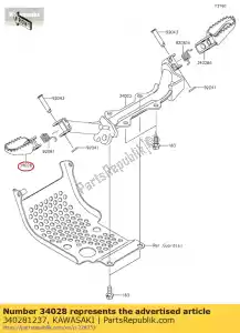 Kawasaki 340281237 étape, lh - La partie au fond